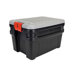 Action Packer Storage Box in Black/Gray, 8 Gallon