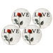 Love Letters Dessert / Salad Plate