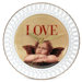 Love Cupid Porcelain Wall Clock