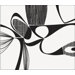 Matrix Placemat in Black on Clear Base