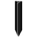 23" Black Bollard Mounting Stake