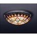 Tiffany 7" 3 Light Flush Mount