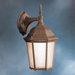 Cast Aluminum 15" Outdoor Wall Lantern with Tannery Bronze Powdercoat Finish
