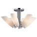 Stella 6 Light Semi Flush Mount
