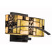 Bayonne One Light Wall Bracket in Satin Black
