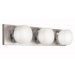 Circa Three Light Bath Vanity in Brushed Nickel