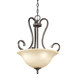 Feville 3 Light Inverted Pendant