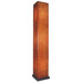 Modern Three Light Large Floor Lamp in Tea