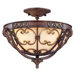 La Paloma 3 Light Semi Flush Mount