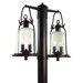 Owings Mill  Post Lantern in Natural Bronze