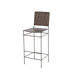 Saddler 30" Iron and Woven Leather Bar Stool