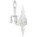  Scroll Wall Sconce in White