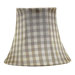 Chandelier Shade with Taupe Checks