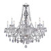 Bohemian Katerina Twelve Light Chandelier in Chrome