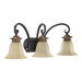 Capella  Vanity Light in Toasted Sienna