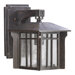 Arts and Crafts Wall Lantern in Baltic Granite
