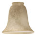 Cream Mottled Scavo Tulip Shade for Ceiling Fan Light Kit