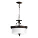 Rockwood 3 Light Dual Mount Inverted Pendant