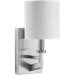 Channing One Light Wall Bracket in Satin Nickel