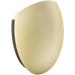 One Light Wall Sconce with Amber Linen Glass Shade in Oiled Bronze