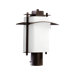 Kirkland One Light Outdoor Post Lantern in Oiled Bronze