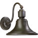 One Light Outdoor Wall Lantern in Oiled Bronze
