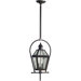 French Quarter Two Light Outdoor Pendant in Oiled Bronze