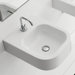 Next Wall Mounted or Above Counter Bathroom Sink in White