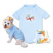 Surf's Up Dog T-Shirt and Hat in Blue
