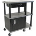 Tuffy Presentation Station with Black Drawer Cabinet
