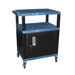 Tuffy 34" Utility AV Cart with Cabinet