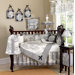 Black Toile Collection 9pc Crib Bedding Set 