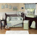 Blue and Green Argyle 9 Piece Crib Bedding Set