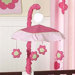 Flower Pink Green Musical Mobile
