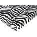 Purple Funky Zebra Fitted Crib Sheet