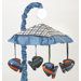 Surf Blue and Brown Musical Mobile
