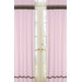 Pink and Chocolate Hotel Baby  Set of 2 Window Panels