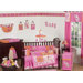 Surf Pink Tropical Hawaiian Girls Baby 9 Piece Crib Bedding Set