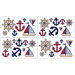 Nautical Nights Wall Decals - Set of 4 Sheets