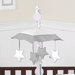 Hotel White and Gray Collection Musical Mobile 
