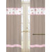 Elephant Pink Collection Window Panels  - Geo Print