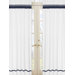 White and Navy Hotel Window Panels