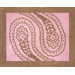 Pink Paisley Collection Floor Rug 