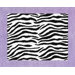 Purple Funky Zebra Floor Rug