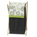 Spirodot Lime and Black Laundry Hamper