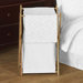 Diamond White Collection Laundry Hamper