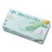 Exam Gloves, Latex Free, Synthetic, Medium, 100/BX, Green