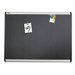 Prestige + Magnetic Fabric Bulletin Board with Aluminum Frame