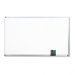 Magnetic Dry-Erase Porcelain Board in White with Aluminum Frame 48" W x 36" D