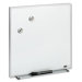 Magnetic Dry-Erase Board in White with Aluminum Frame 23" W x 23" H